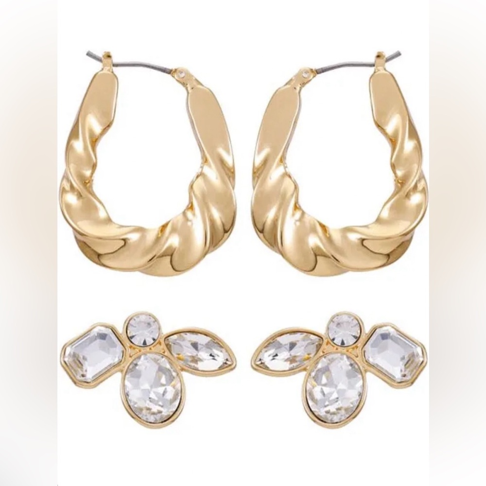 NWT✨2pairs Vince Camuto Two Pair of Earrings